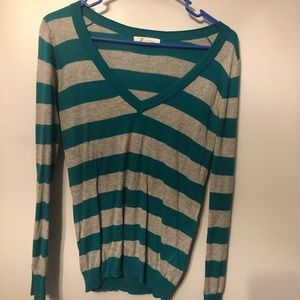 Forever21 stripped v neck